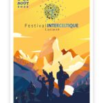 affiche collector festival interceltique 2022 asturies