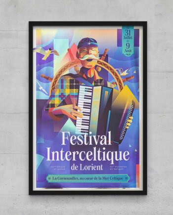 Affiche Festival Interceltique 2026 Cornouailles